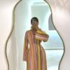 Robe Rayée Multicolore