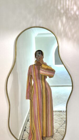 Robe Rayée Multicolore