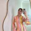 Robe Rayée Multicolore